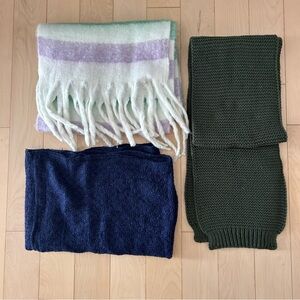 Bundle of 3 Winter Scarves